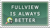 Fullview is Better Stamp
