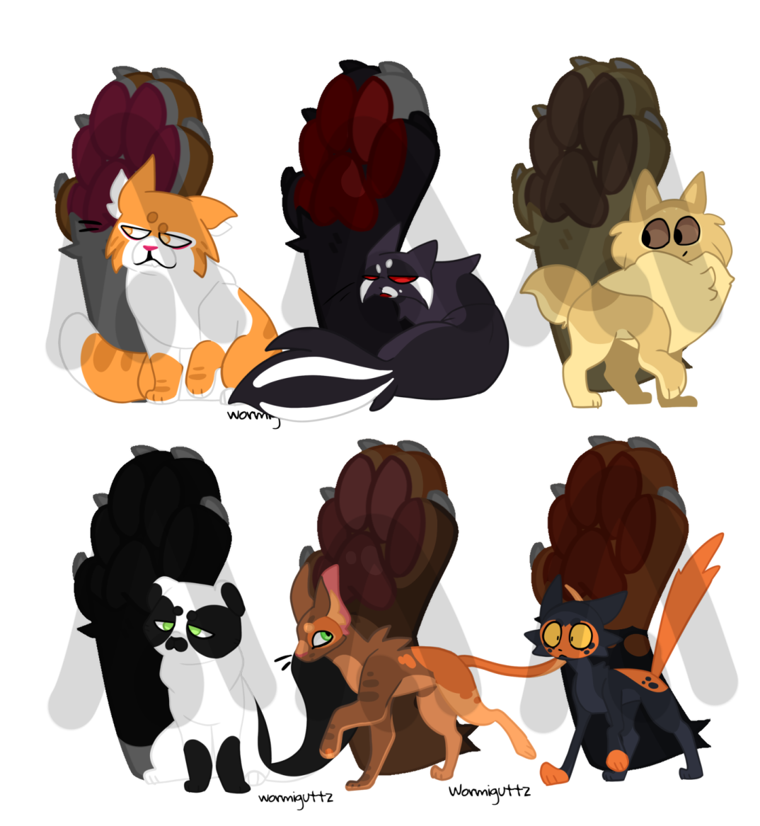 MCYT Warrior Cats AU 2 by aoifehorse on DeviantArt