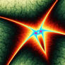 Two Glowing Stars Fractal