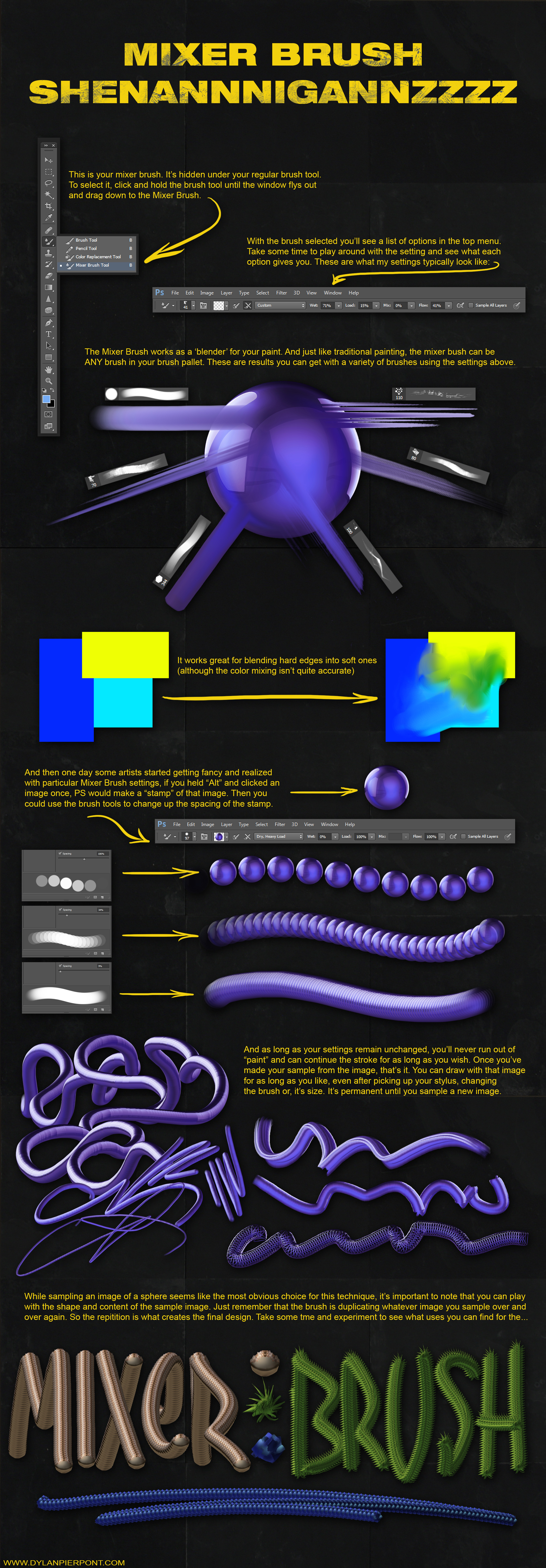 Mixer Brush Scale Tutorial