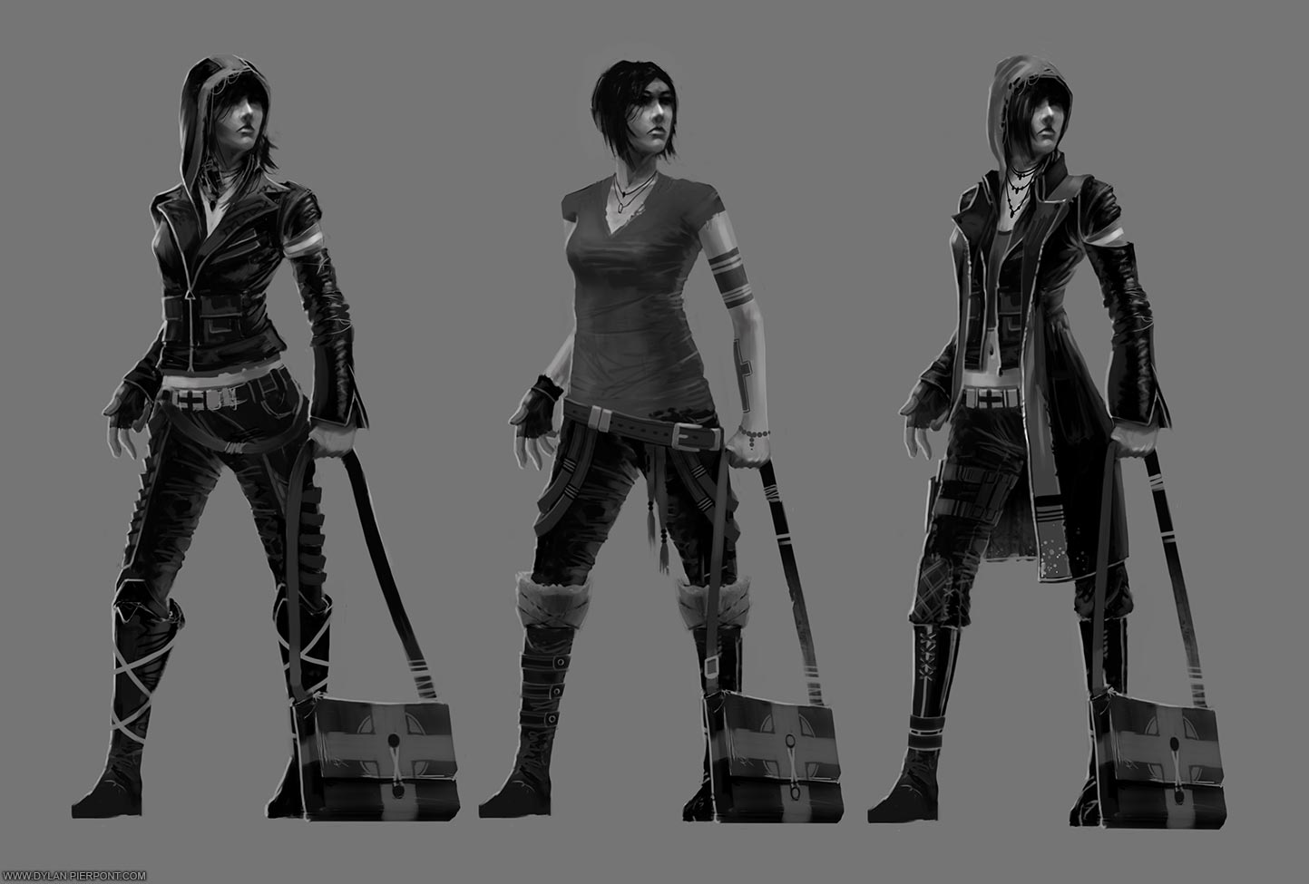 Precipice: Nastasya Value Sketches by DylanPierpont