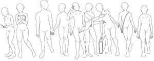 Group Pose Drawing Challenge Entry by quenavair on DeviantArt