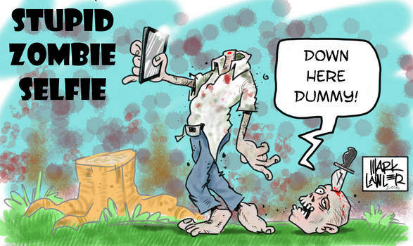 Stupid Zombie Selfie #1