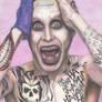 Coloured pencil Joker (Jared Leto)