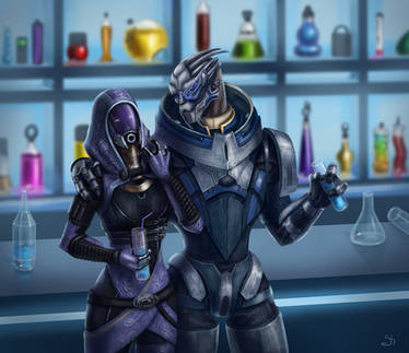 Garrus and Tali