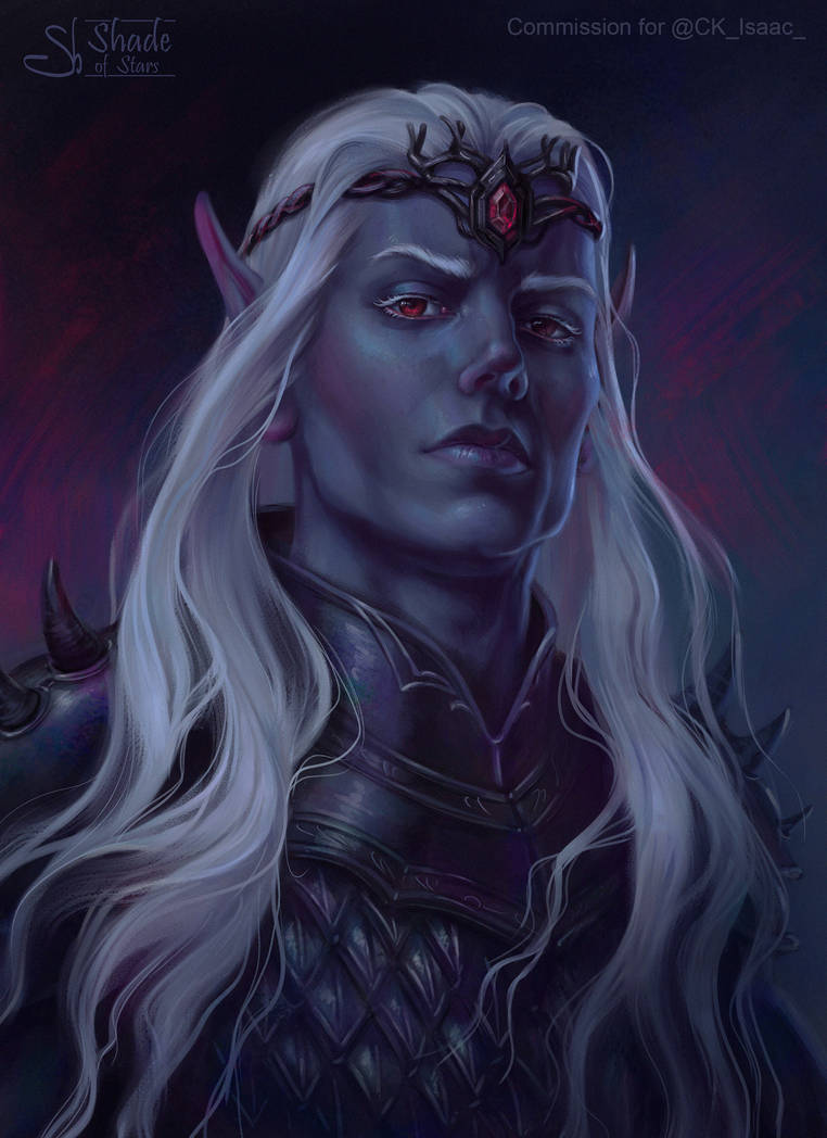 Commission: Drow King by Shade-of-Stars on DeviantArt