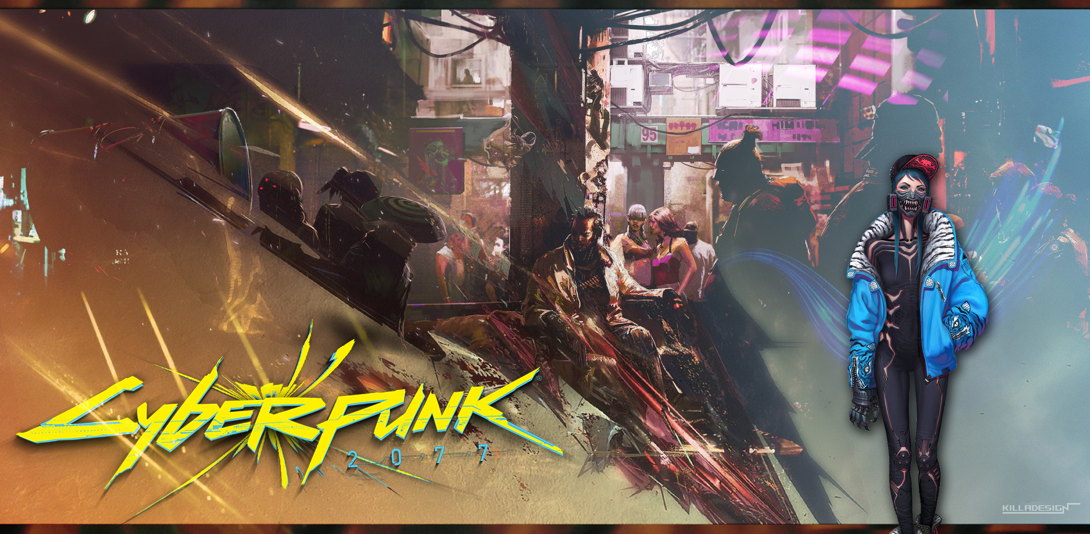 Cyberpunk 2077 - WALLPAPER FULL HD+ \ BACKGROUND by KillaBeatzHUN on  DeviantArt