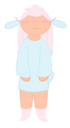 Pink And  Blue Girl