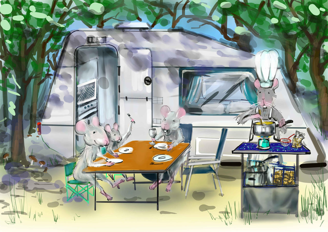 camping by Tasevartist on DeviantArt