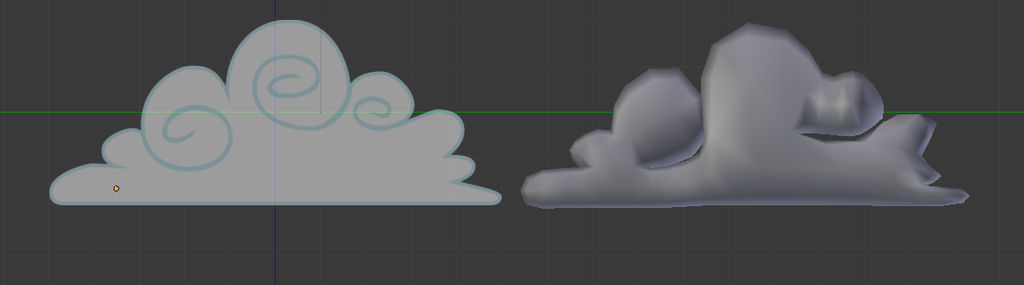 Trying to make the clouds from MLP.