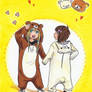 Ishi and Sana as Rilakkuma