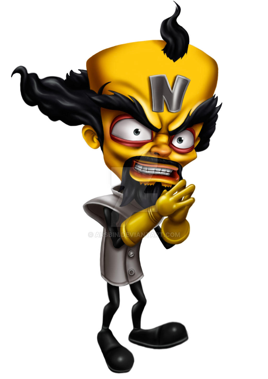 Neo Cortex Inventions Dr. Neo Cortex by Arsbin on DeviantArt