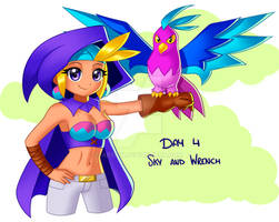 Shantaectober, Day 3: Sky and Wrench