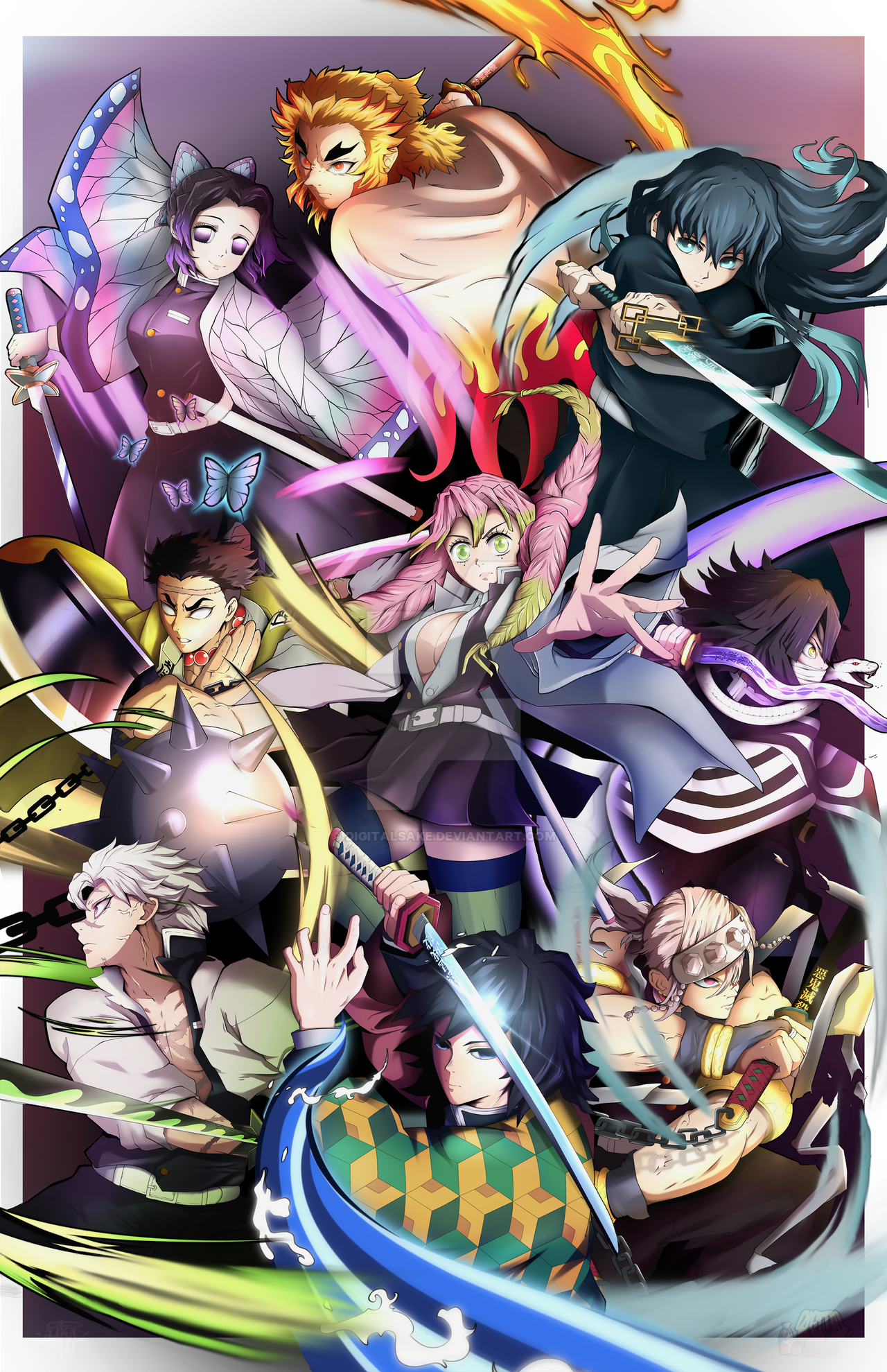 Hashira Pool Hashira Group by DigitalSake on DeviantArt
