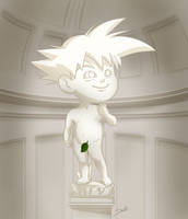 Goku Of Michelangelo - the Artistic Nude