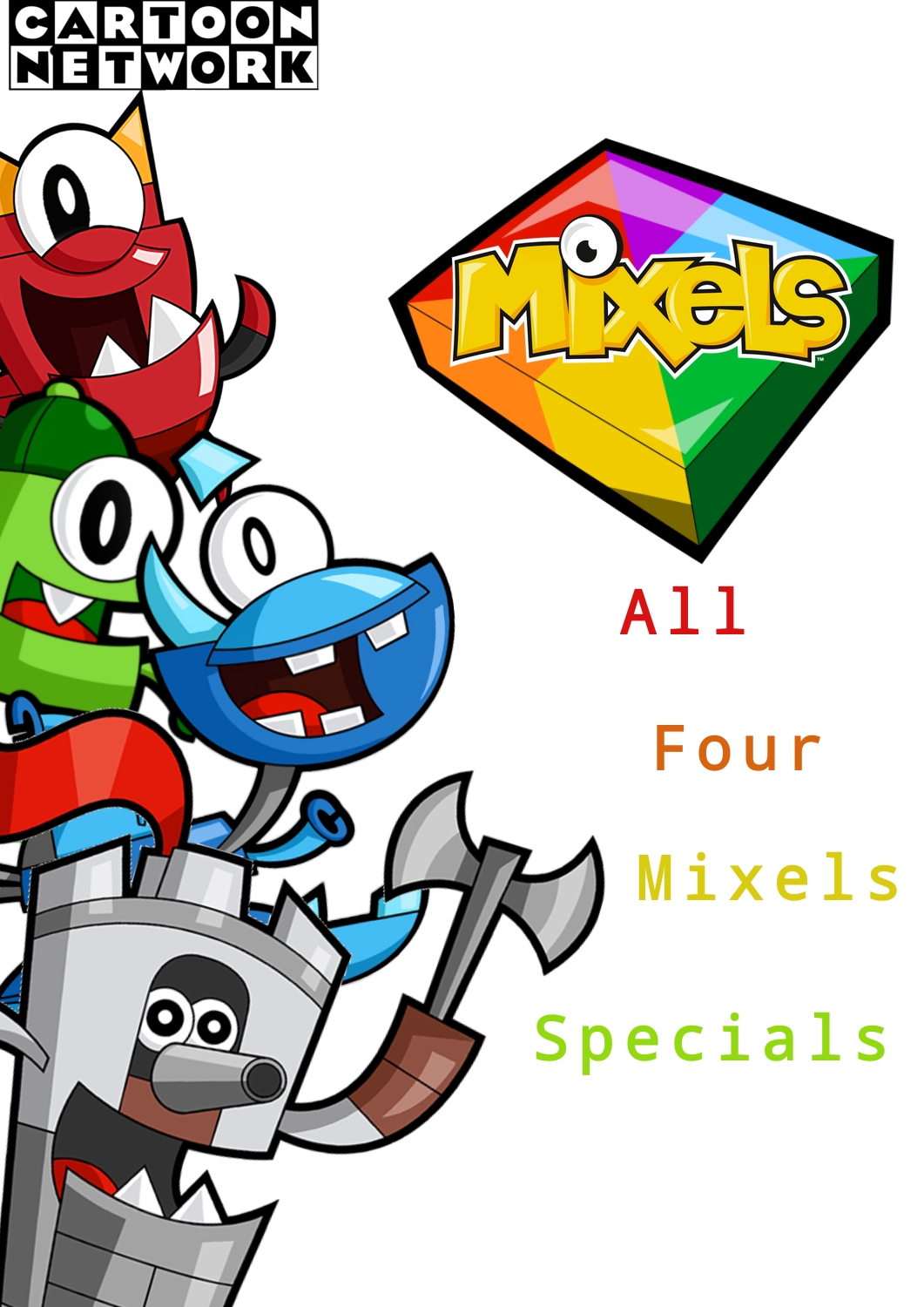 Mixels Creditsbackground My custom Mixels dvd (front) by LetmethinkStudios-of on DeviantArt