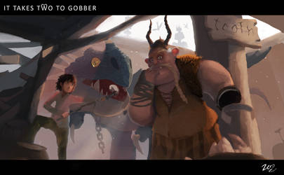 It takes two to Gobber - How to train your dragon