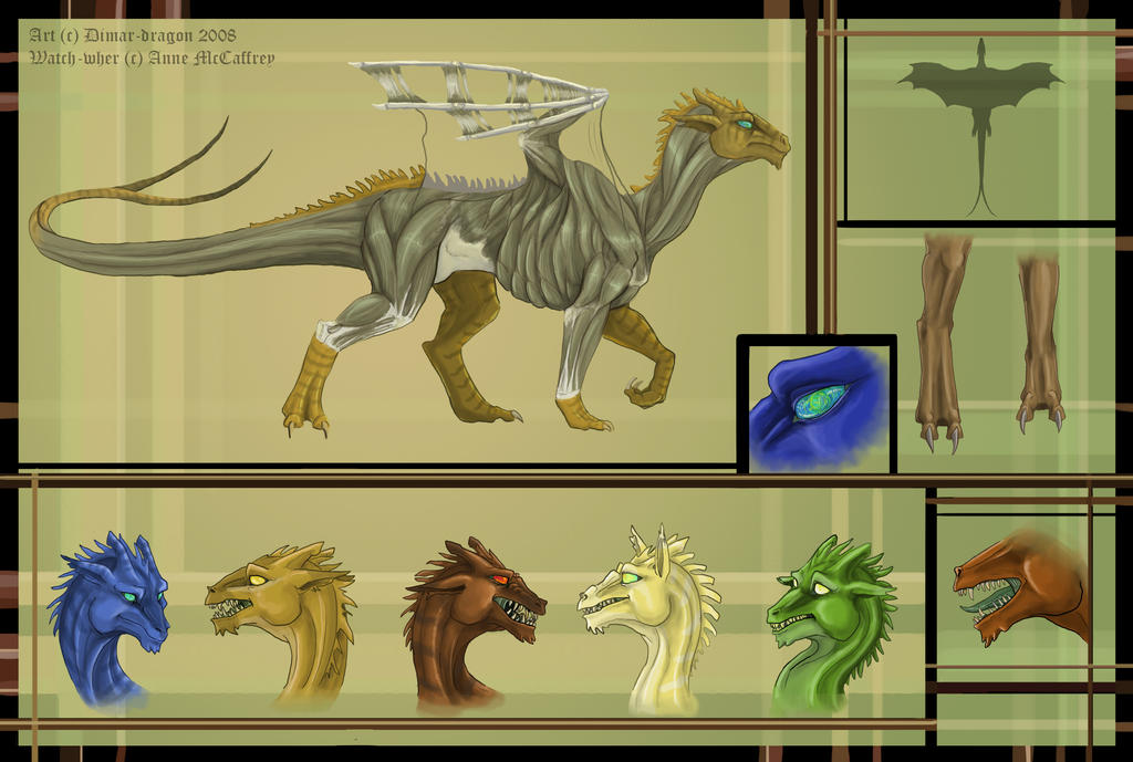 Watch-wher Anatomy Sheet by rag-chimera