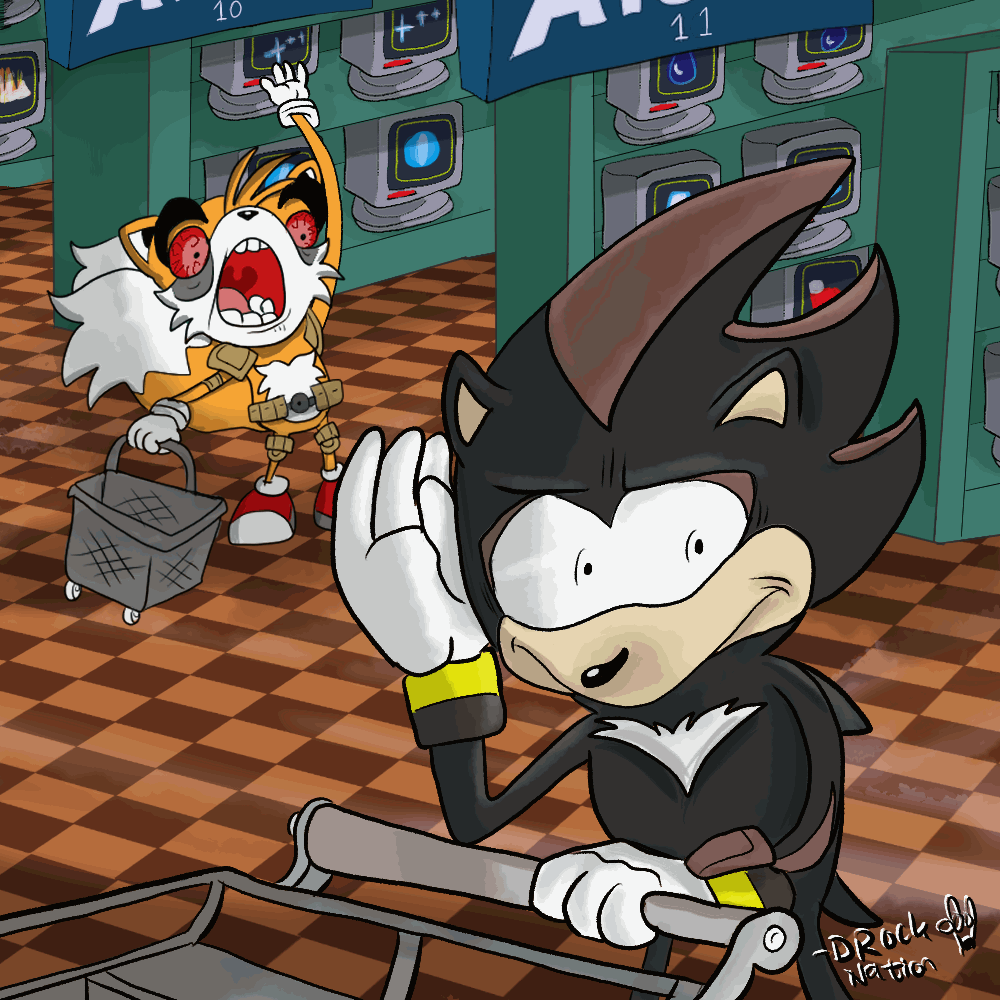 Shadowfriendly Deviantart Tails Starbomb Tails vs Shadow by drockNation on DeviantArt