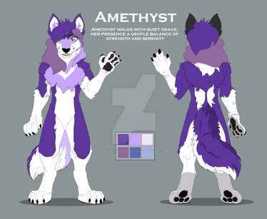 Amethyst Wolf (Adoptable)