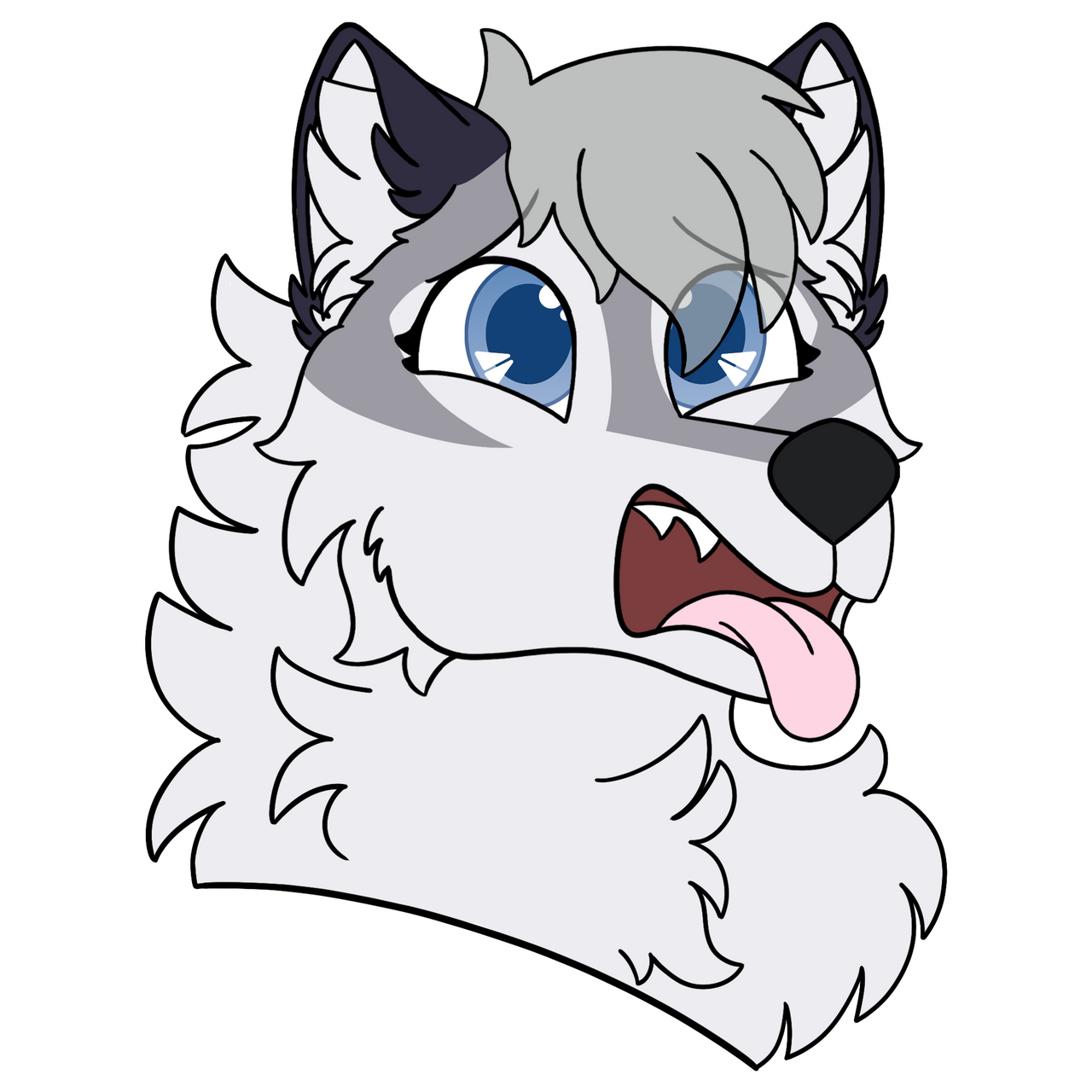 Eww Wolf Sticker by WildLoveSeries on DeviantArt