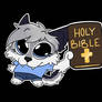 Comissioned: Chibi Wolf of Faith