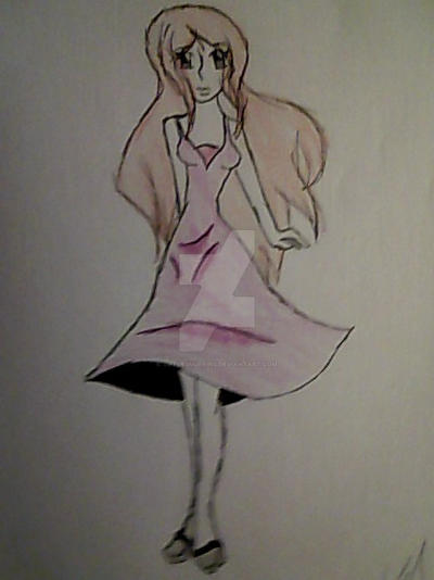 Anime Girl Orange Hair By Tifflesmuffins On Deviantart