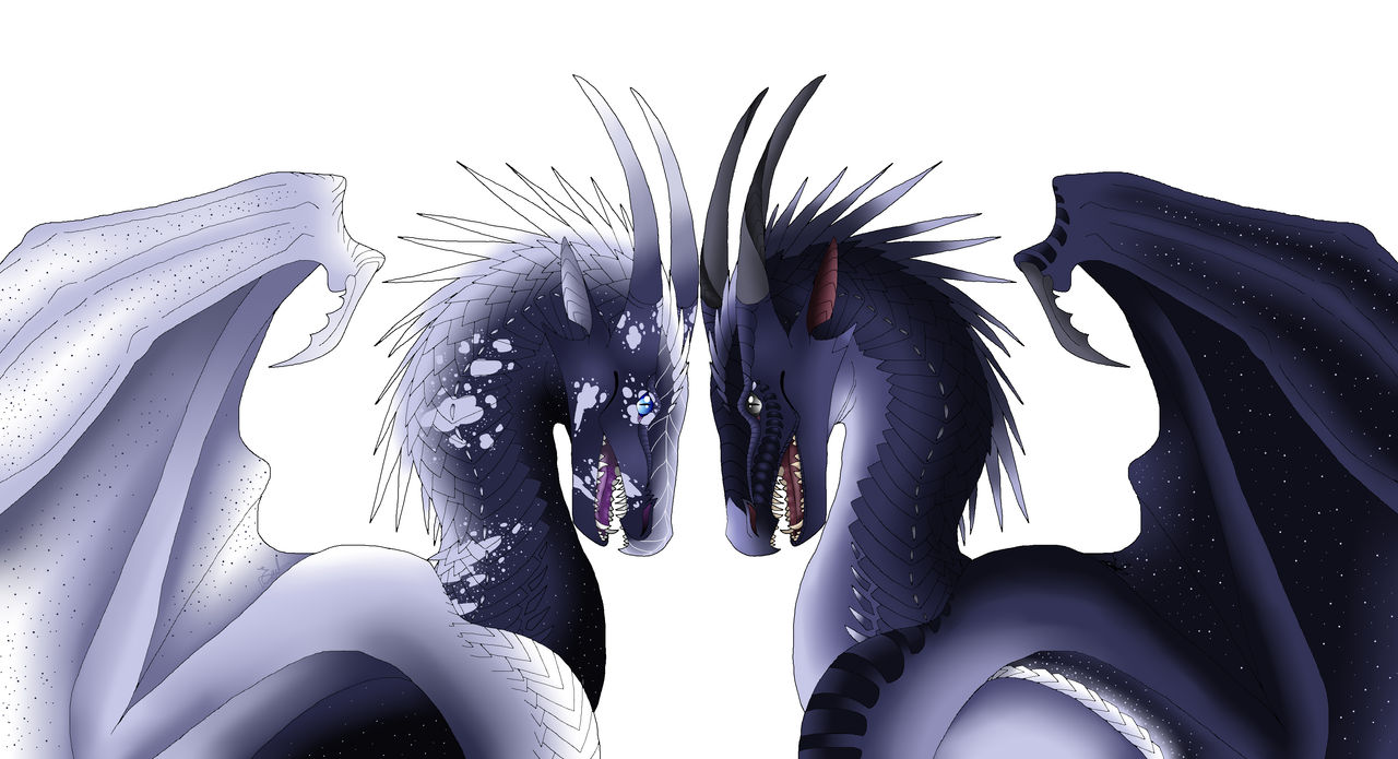Whiteout and Darkstalker by RaizaTheDragon on DeviantArt