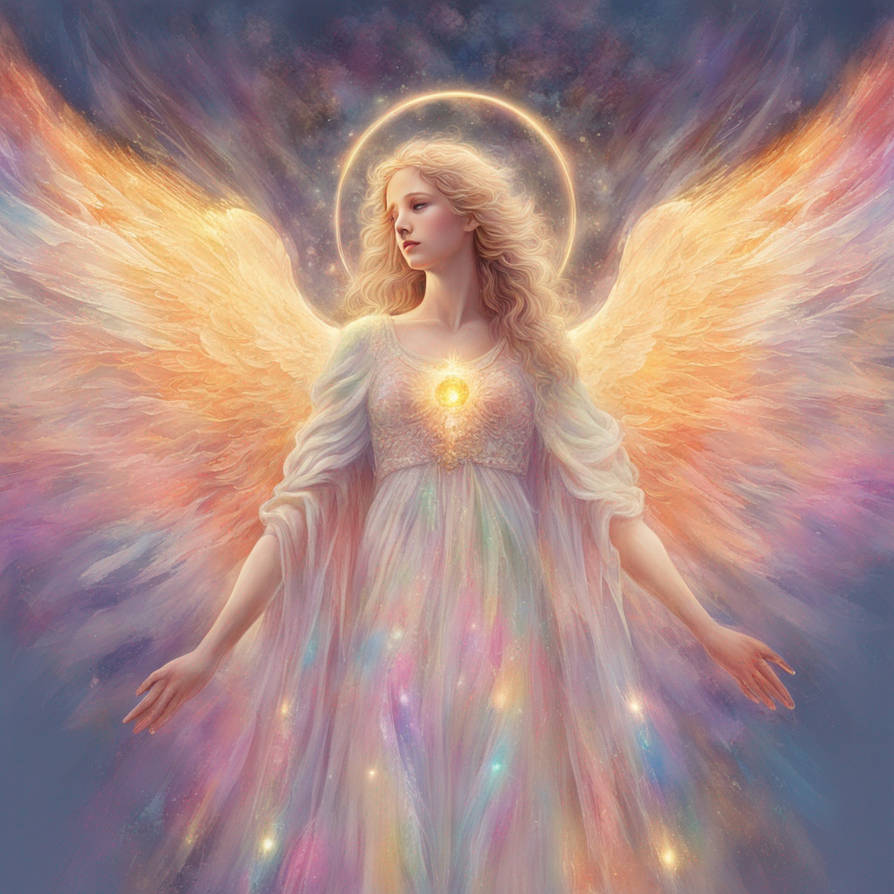 The light colorful angel