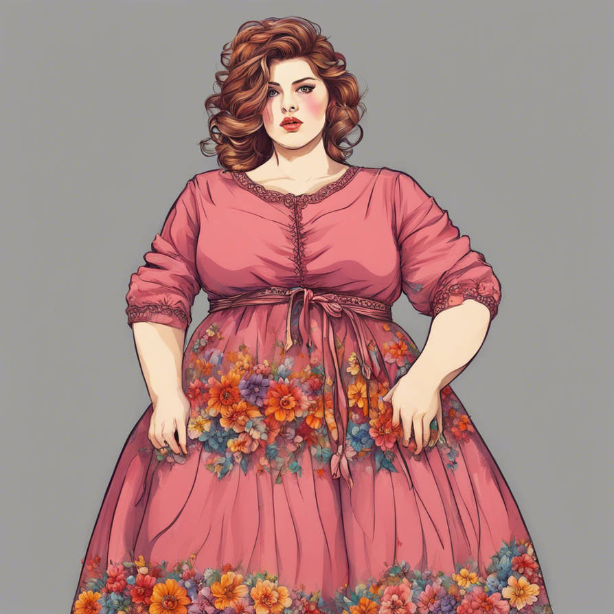 Bulgarian fashion dress art with different colors