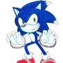 Sonic dressed up as Werehog Sonic - Halloween 2023