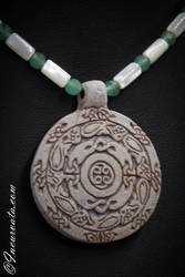 Stone Celtic Pendant
