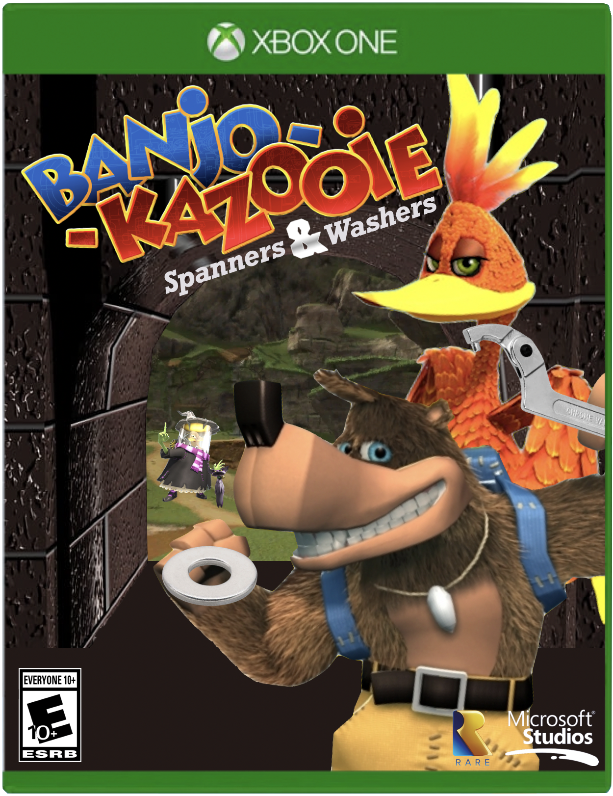 Banjo-Kazooie Xbox 360 cover by Shortshaker on DeviantArt