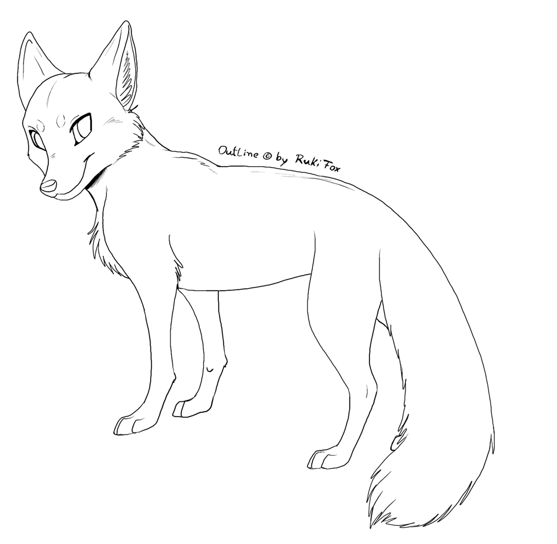 Free Fox Outlines 2011