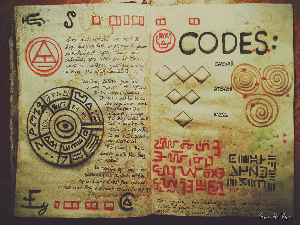 Codes - Journal 3 Gravity Falls by KisaraAkiRyu on DeviantArt