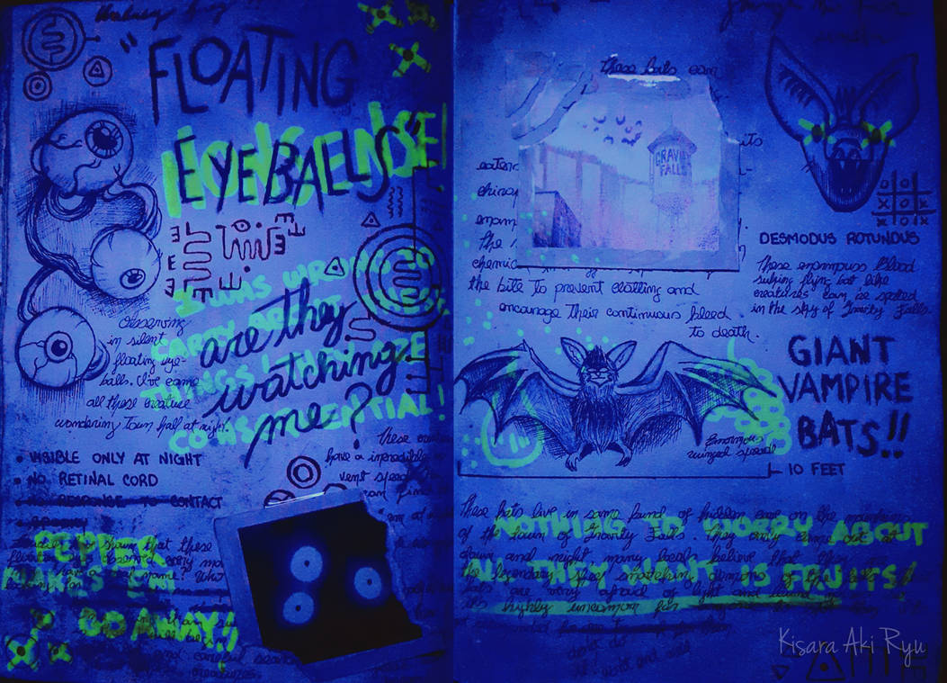 Nonsense! (Uv Light) - Journal 3 Gravity Falls by KisaraAkiRyu on