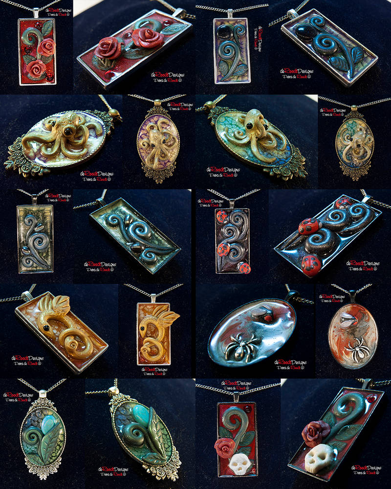 Metal Pendants Batch 2 by spaceship505