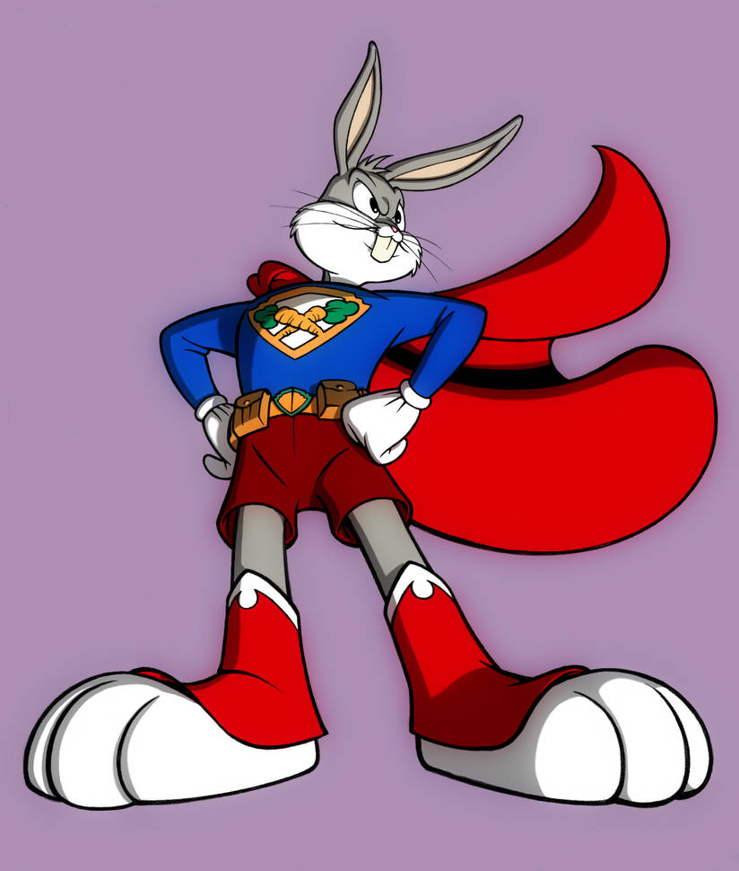 Качка зайце. Заяц Багз Банни качок. Багз Банни супер герой. Багз Банни Супермен. Багз Банни супер кролик.