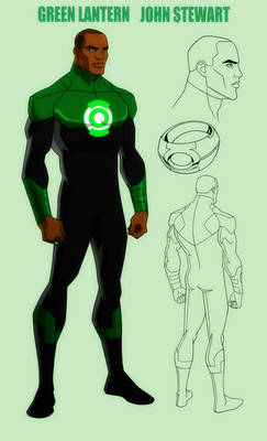 YOUNG JUSTICE: JOHN STEWART: GREEN LANTERN