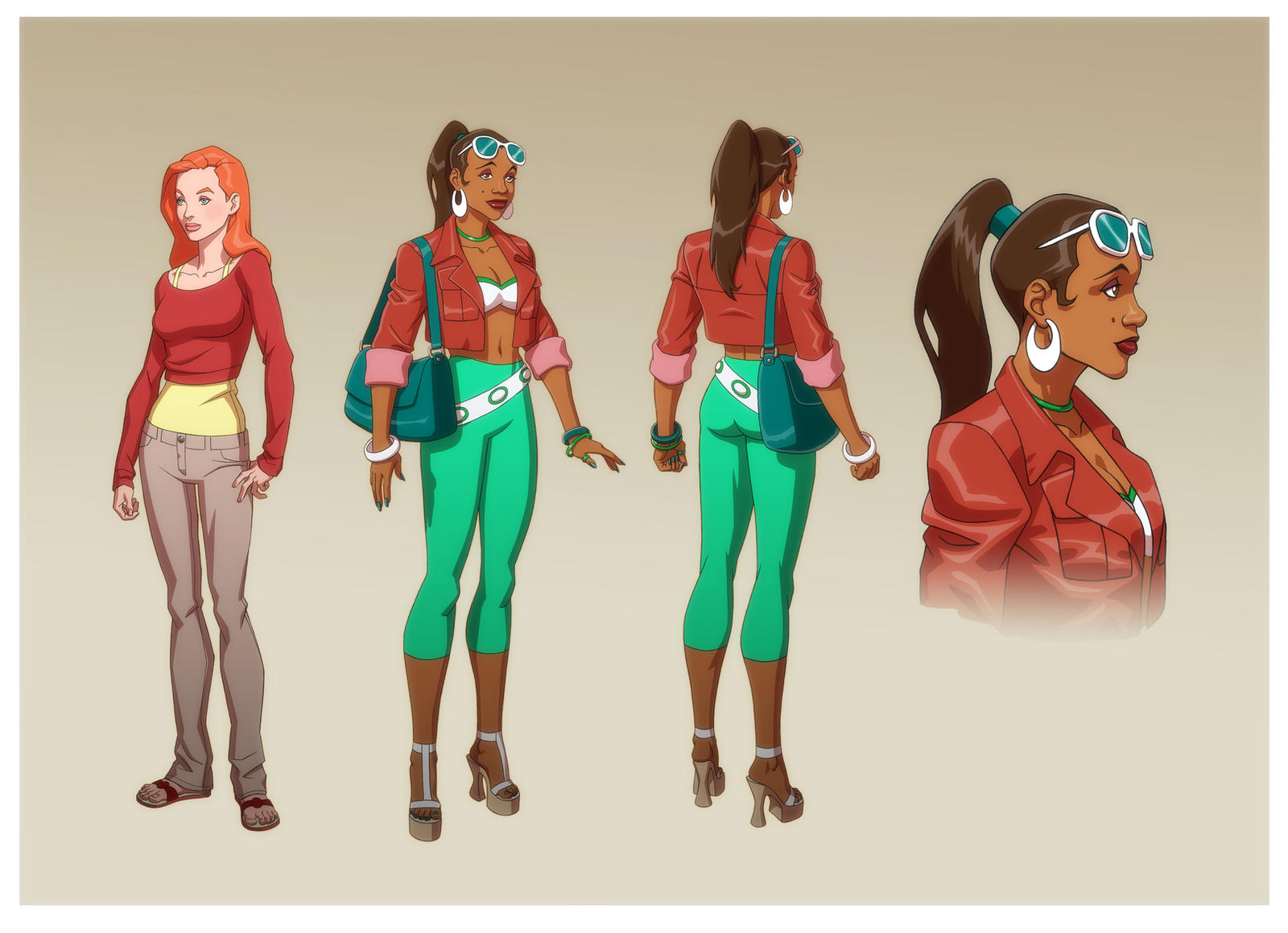 WB ANIMATION: FEMALE EXTRAS by Jerome-K-Moore