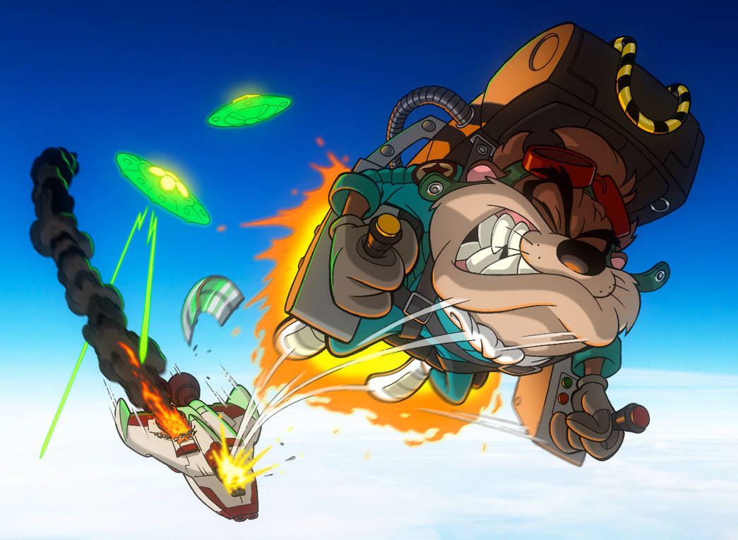 TAZ IN SPACE: TAZ IS HIT! EJECT! by Jerome-K-Moore on DeviantArt