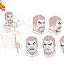 X-MEN '97: BISHOP Expression Sheet 1