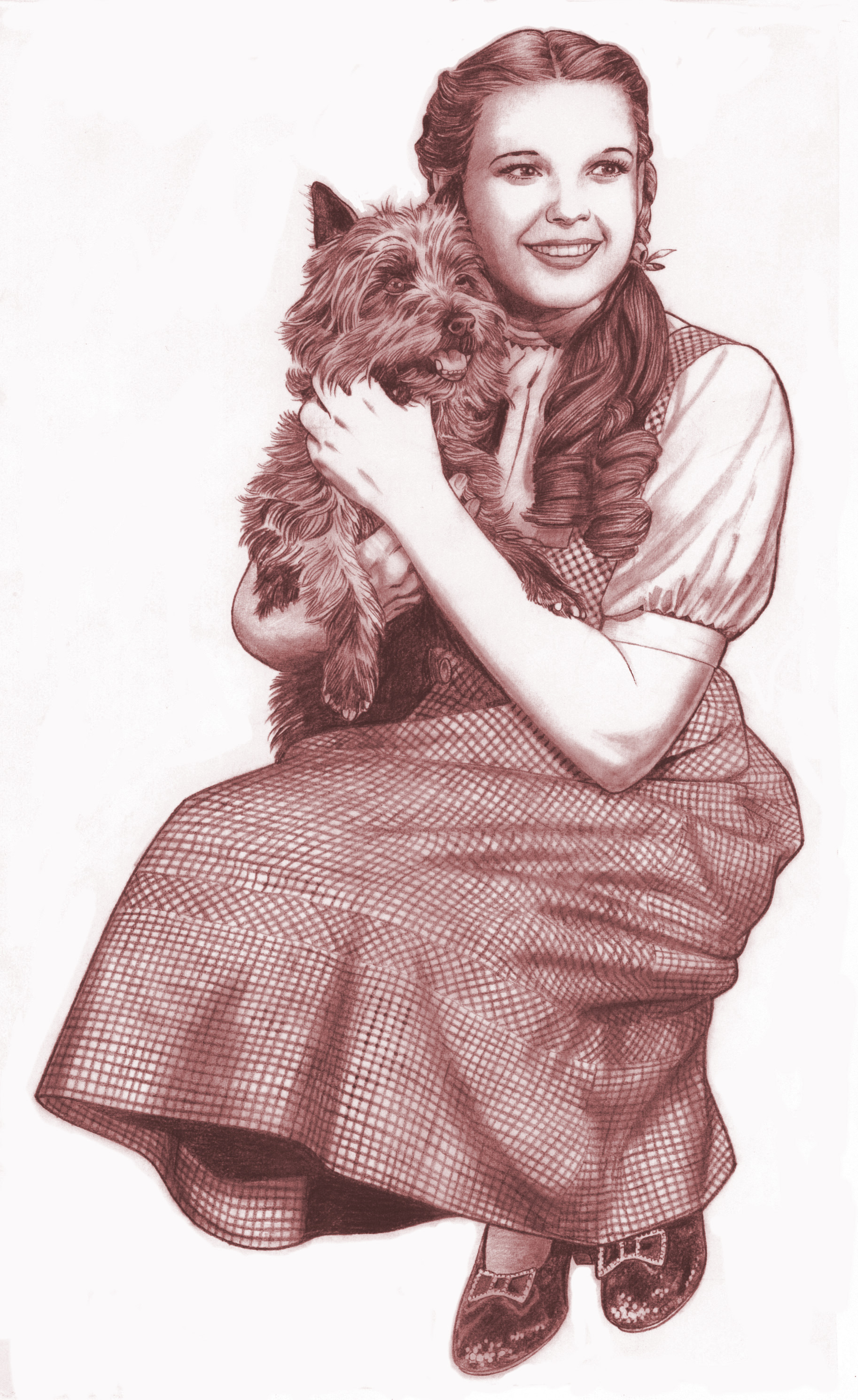 THE WIZARD OF OZ: DOROTHY GALE and TOTO, TOO