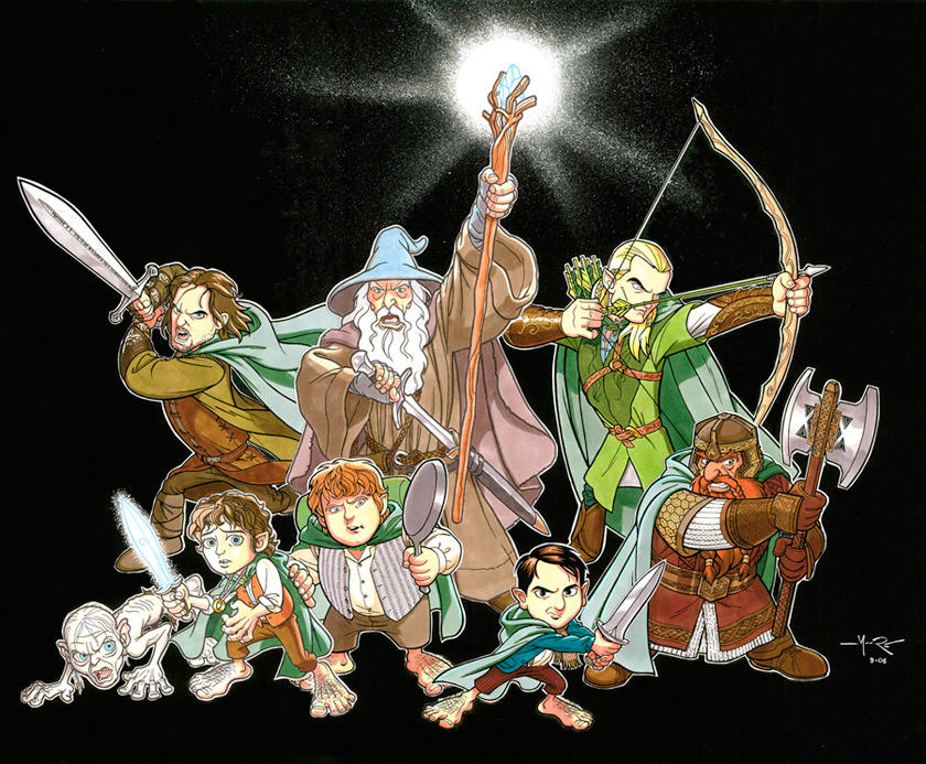 The Lord of the Rings as Anime - Fan Art - Media Chomp