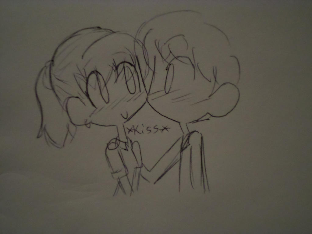 Ringo kisses jackieflowers (request)