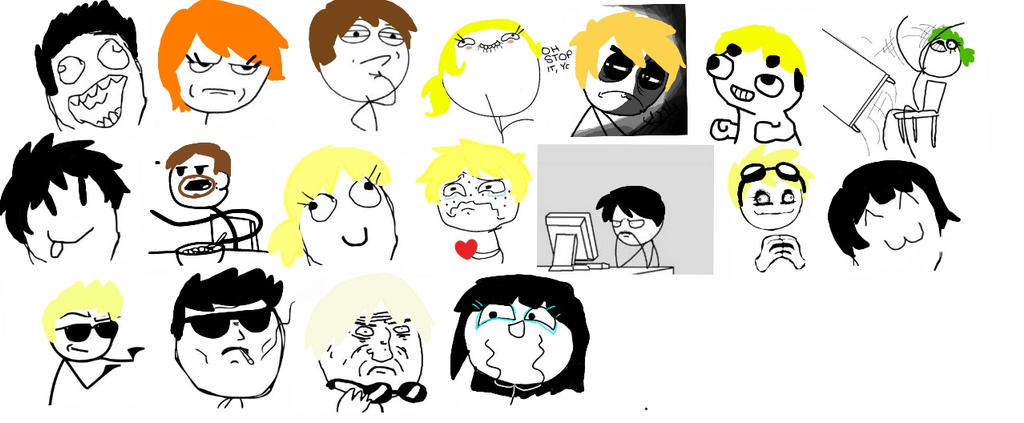 Supportive Rage Face SAA rage faces by MeowTownPolice on DeviantArt