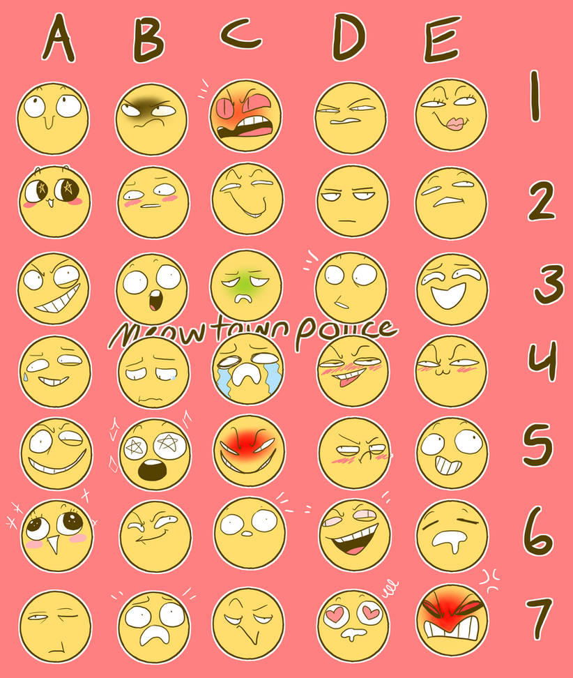 Emoji Meme ( I want to do some for my ocs ) by MeowTownPolice on DeviantArt