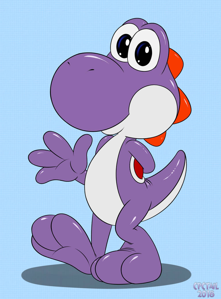 Purple Yoshi by cpctail on DeviantArt
