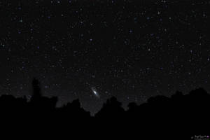 Andromeda from southern skies