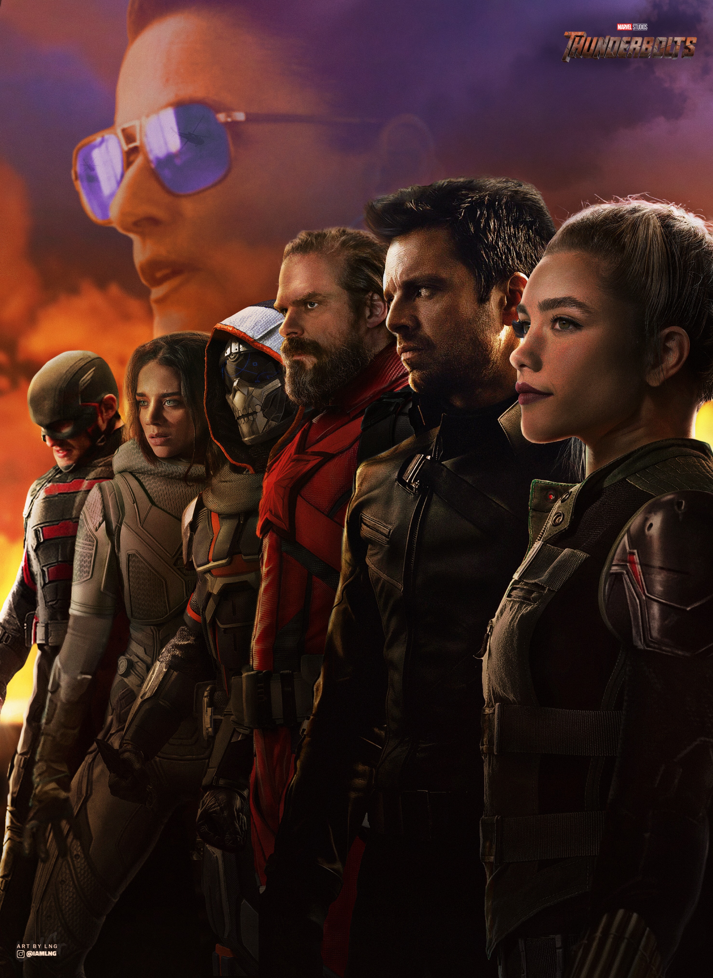 Thunderbolts póster marvel